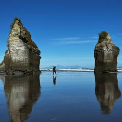 Mount Egmont im Hintergrund