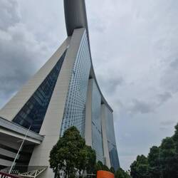 Under the marina bay sands hotel