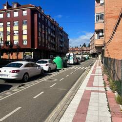 Less attractive exit from the city center