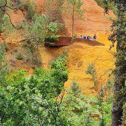 Die Ockerfelsen bei Roussillon