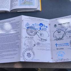 schon sooo viele Stempel 🕹️ in meinem Pilgerpass 😁