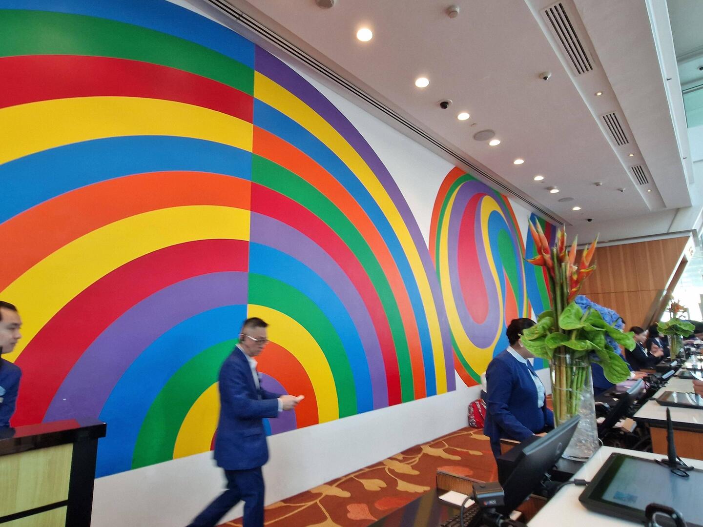 Reception at Marina bay sands hotel