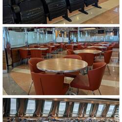 Ruhesitze und Restaurant