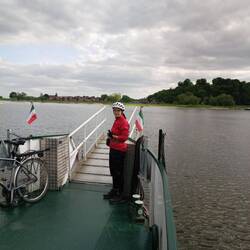 1/2 Std vor Feierabend noch die Fähre nach Hitzacker erreicht.