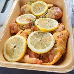 Das sieht fast so gut aus wie auf dem Markt und nach dem Kochen, nur lecker.