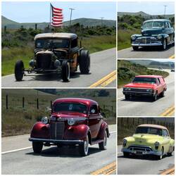 Irgendwo muss ein Oldtimer -Treffen sein. Richtig cool! 👍🏼