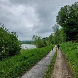 Links für Hunde, rechts für Wanderer!☝️