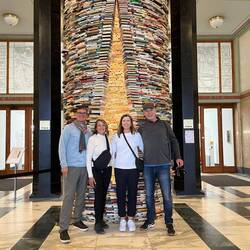 Book Tower Sculpture