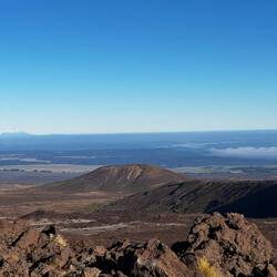 Der Ausblick nach dem ersten Anstieg.