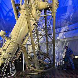 Huge celestial telescope.