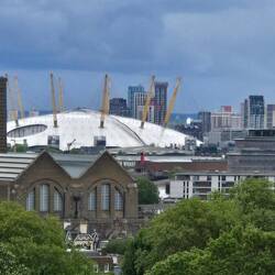 O² building which is a huge shopping center.