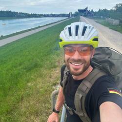 Die Regatta Bahn war leider gesperrt aufgrund einer Regatta...