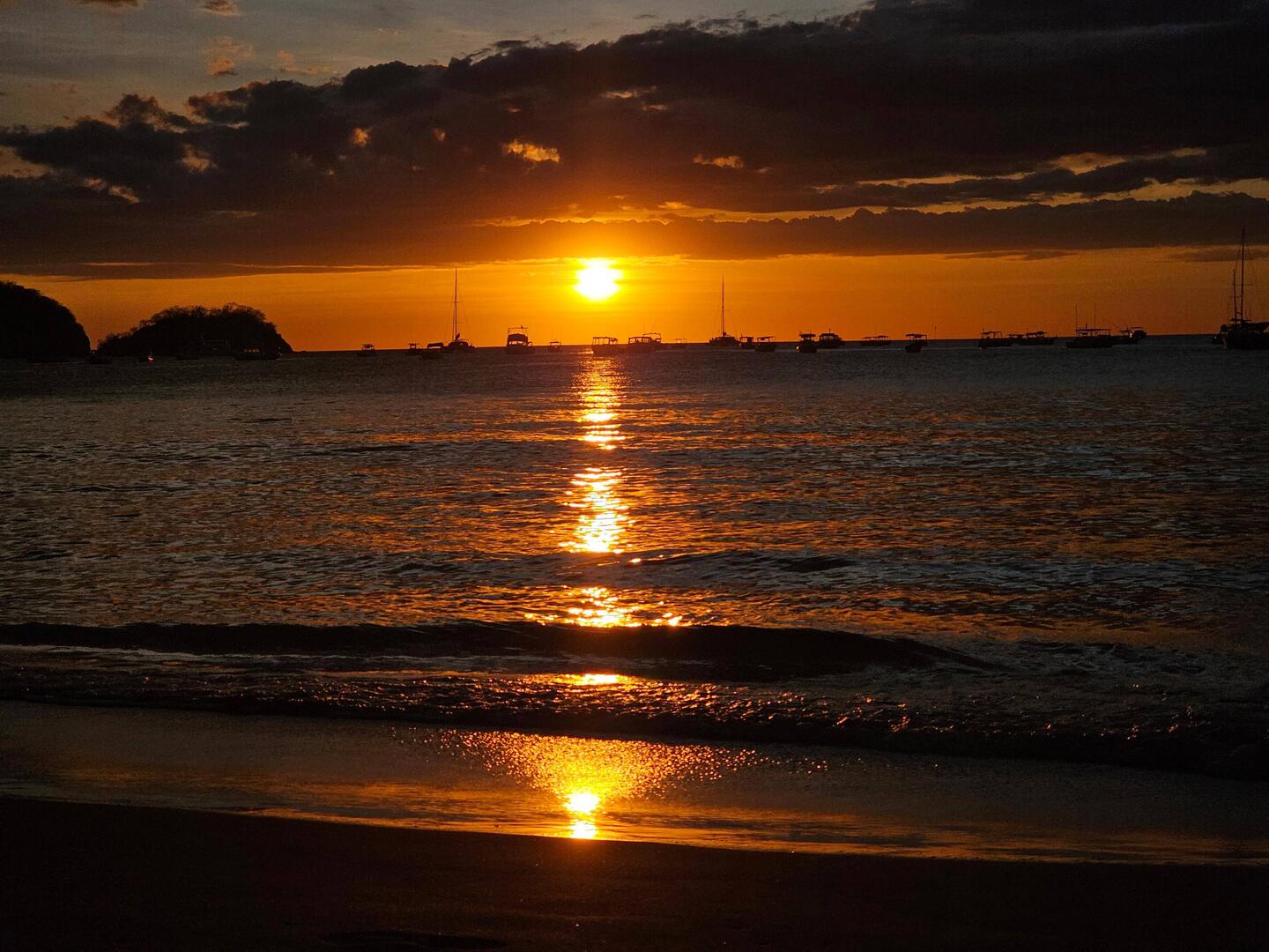 Sonnenuntergang am Playa del Coco