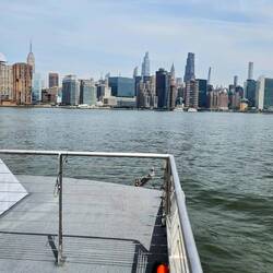 Heute mal mit der Fähre nach Manhattan