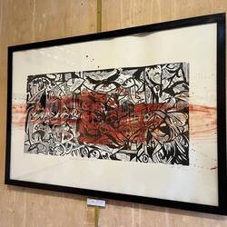 Didn't take photos of the most harrowing exhibits. But here's an artist's interpretation.