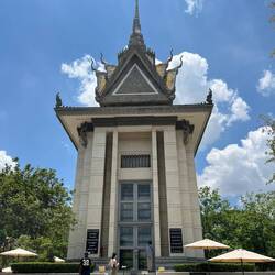 Monument at the Killing Fields
