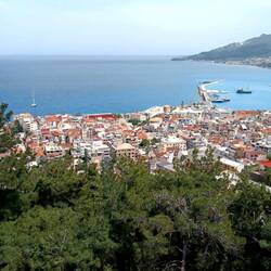 Blick über Zakynthos-Stadt