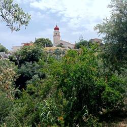 Blick auf die "Church of Panagia Pikridiotissa"