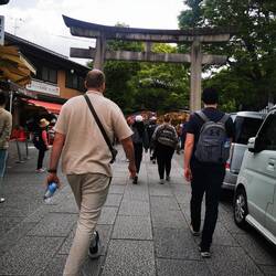 Wir sind früh nach Kyoto gestartet, allerdings ist das durch social media derart überlaufen, dass
