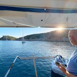 Andi in der Bucht Cap Skyli