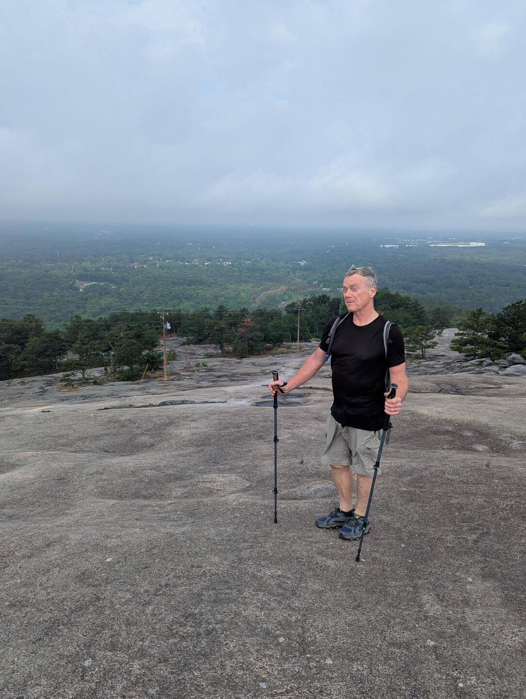 On top of Stone Mountain
