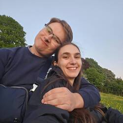 Watched the sunset on the field near the Hostel