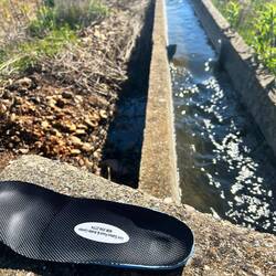 See the circle at heal? It was not there when they were new.