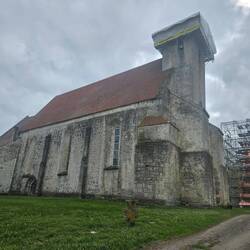 Das Turmdach wird erneuert... [Karma kirik]