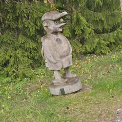 Briefkasten im Rücken