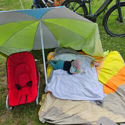 Privater Spielplatz vor dem wowa
