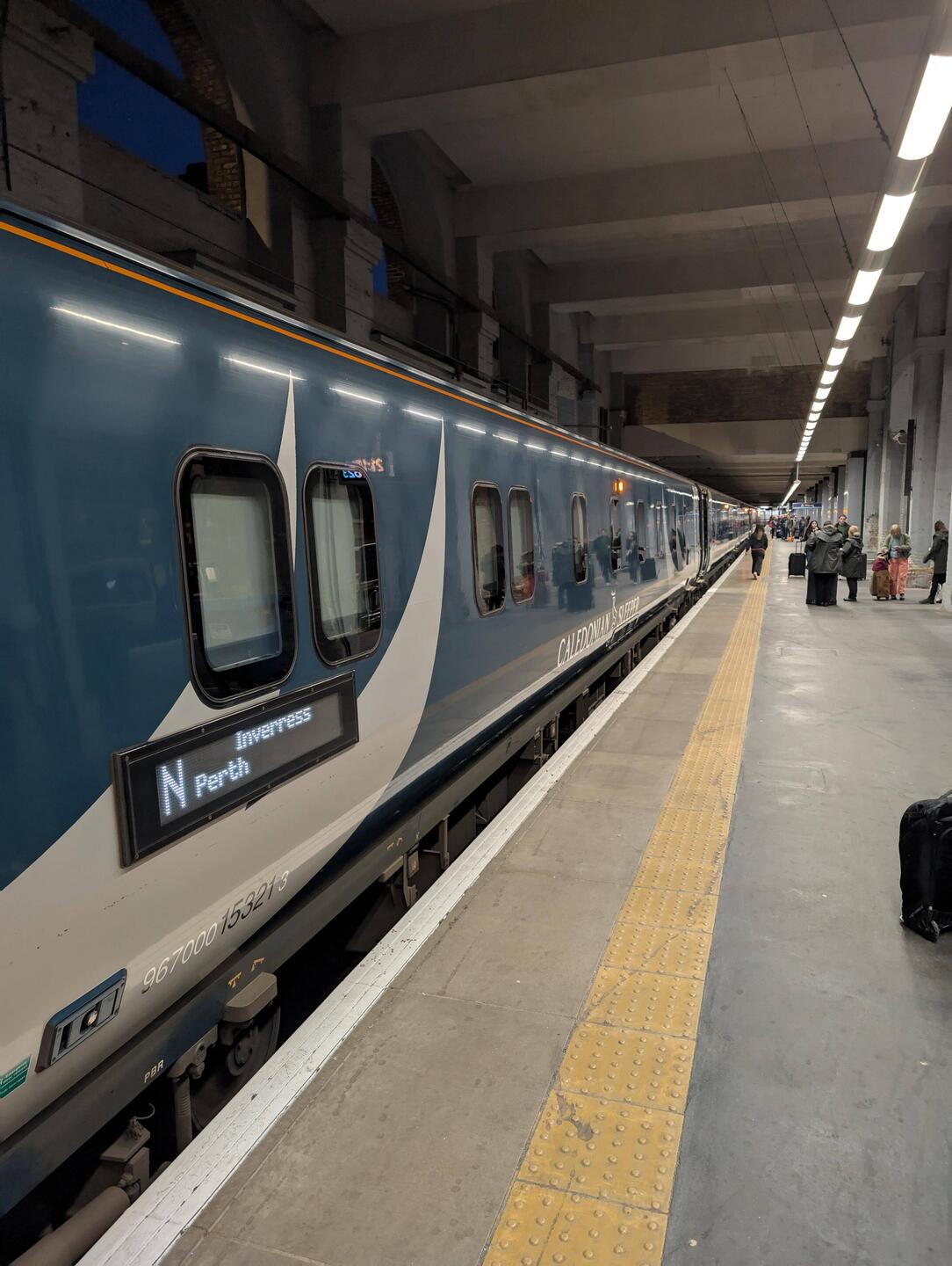 16 carriages and one 350m long