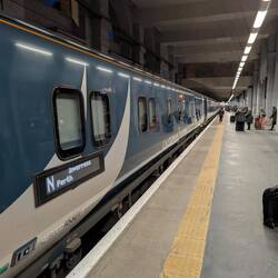 16 carriages and one 350m long