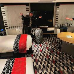 Our accessible Premium room. Electric adjustable beds 🔌⚡