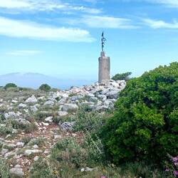 Geschafft ... Vouni @756m ... die Luft wird dünner