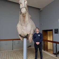 Bennett with the Steed