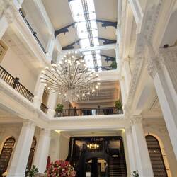 Raffles Grand lobby