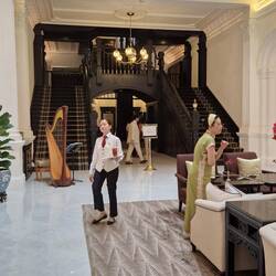 Raffles Grand lobby