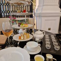 Excellent Champagne afternoon tea