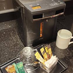 Hot water maker in room