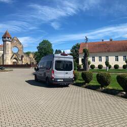 Unsere Übernachtung in Kerz vor dem Kloster