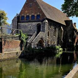 This is the Black Friary where monks studied.