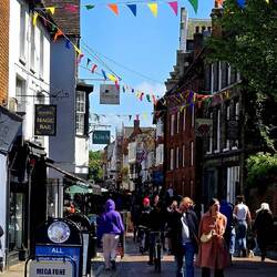 Numerous alleys/streets ran throughout the city.
