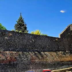 There's a wall all around the city for protection.