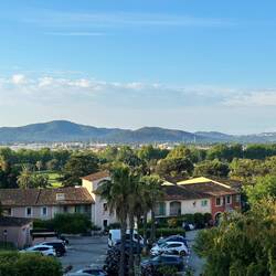 Blick aus unserem Hotelzimmer