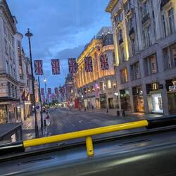 Our final London adventure on the Night bus (only transport at 4:30 am)