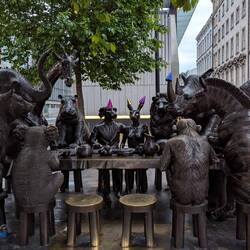 An animal tea party