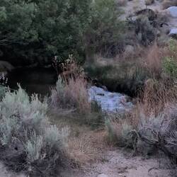 Our little campside waterfall