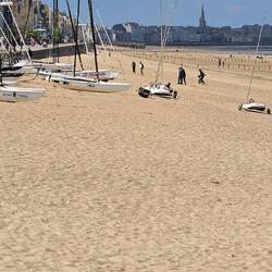 Stadtstrand vor Malo