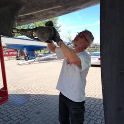 Mann bei der Arbeit
