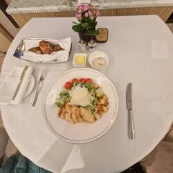 Marina Bay Sands room service on my last evening